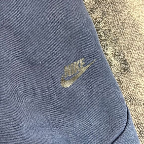 Nike Tech Fleece Joggers Tapered Leg Navy Blue Men's L Sweatpants Athleisure - Picture 3 of 12